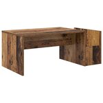 vidaXL Table basse Bois ancien 90 x 45 x 35 cm Bois d'ingénierie