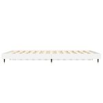 vidaXL Cadre de lit sans matelas blanc 140x190 cm bois d'ingénierie