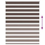 vidaXL Store enrouleur tamisant 140 x 175 cm marron