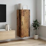 vidaXL Armoire Murale Bois ancien 33 x 34 5 x 90 cm Bois d'ingénierie