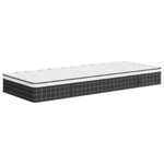 vidaXL Matelas à ressorts Bonnell Moyen 80 x 200 cm Blanc