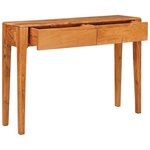 vidaXL Table console Marron 110 x 30 x 80 cm Bois d'acacia massif