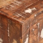 vidaXL Tables d'appoint Multicolore bois de récupération massif
