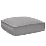 vidaXL Coussin Gris 50 x 50 x 12 cm Tissu Oxford