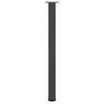 vidaXL Pieds de table de bar 4 pièces Anthracite 110-112 cm Acier