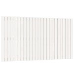 vidaXL Tête de lit murale Blanc 159 5x3x90 cm Bois massif de pin