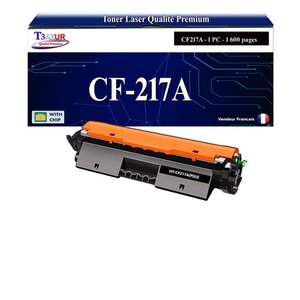 T3AZUR -Toner compatible avec HP CF217A (17A) pour HP LaserJet Pro M102a  M102w  MFP M130a  M130fn  M130fw  M130nw