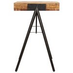 vidaXL Table à écrire Bois de manguier massif 118 x 50 x 75 cm
