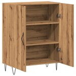 vidaXL Buffet chêne artisanal 69 5x34x90 cm bois d'ingénierie