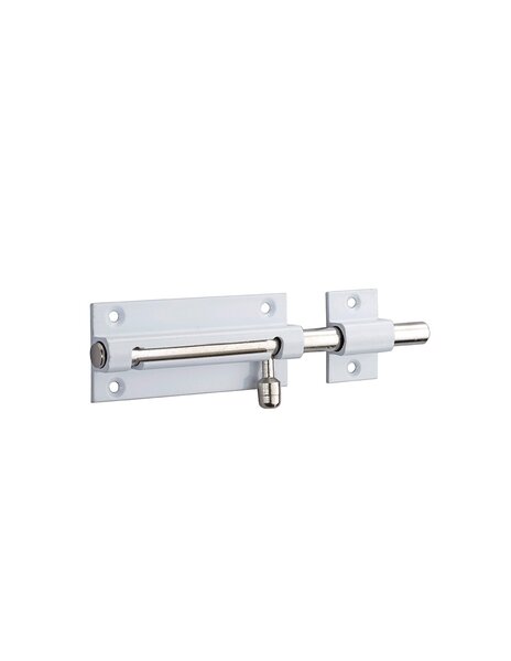 THIRARD - Targette pour porte de meuble  laiton poli blanc  pêne Ø 8mm  70x30mm - THIRARD