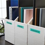 DYMO LabelManager cassette ruban D1 12mm x 7m Noir/Vert (compatible avec les LabelManager et les LabelWriter Duo)