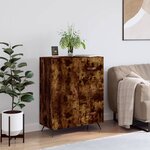 vidaXL Buffet chêne fumé 69 5x34x90 cm bois d'ingénierie