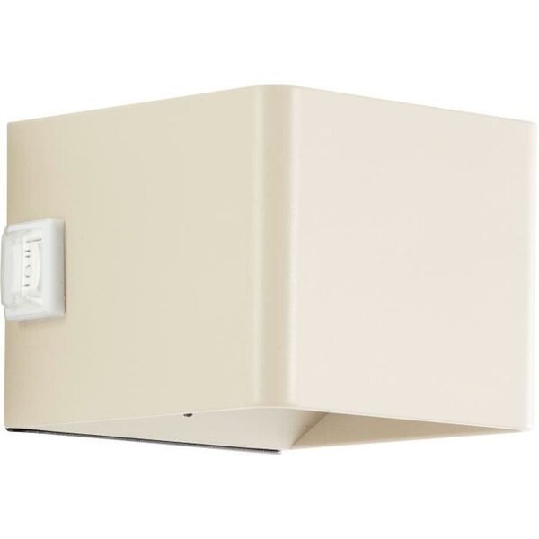 Applique magnétique d'extérieur ISEO rechargeable - Crème - LED - Détecteur - 4W 300lm 3000K USB