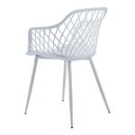 Lot de 2 chaises de salle à manger salon design moderne cuisine 82 x 56 x 52 cm blanc 03_0009623