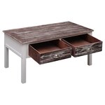vidaXL Table basse Marron 100x50x45 cm Bois