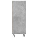 vidaXL Bibliothèque gris béton 69 5x32 5x90 cm bois d'ingénierie