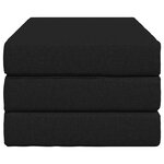 vidaXL Canapé-lit pliable 100 x 67 x 45 cm Noir