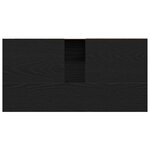 vidaXL Cabinet de salle de bain avec tiroir Chêne noir 65 x 33 x 60 cm