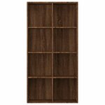 vidaXL Bibliothèque/Buffet Chêne marron 66x30x130 cm Bois d'ingénierie