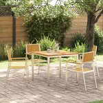 vidaXL Ensemble de salle à manger pour jardin 5 Pièces