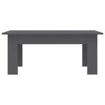 vidaXL Table basse Gris 100 x 60 x 42 cm Aggloméré