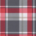 vidaXL Coussin de palette motif à carreaux rouge 70x70x12 cm tissu