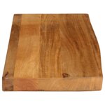 vidaXL Dessus de table à bord vivant 70x20x2 5 cm bois massif manguier