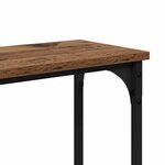 vidaXL TableConsole Bois ancien 145x22.5x75cm Bois d'ingénierie