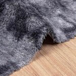 vidaXL Tapis Shaggy à poils longs NAVARRA gris foncé 160x230 cm