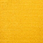 vidaXL Voile d'ombrage 160 g/m² rectangulaire jaune 6x7 m PEHD