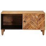 vidaXL Table basse Marron 80 x 50 x 40 cm Bois de mangue massif