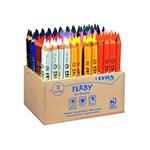 Présentoir Bois 96 Crayon de couleur FERBY Gros Module Assorti LYRA