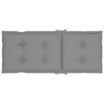 vidaXL Chaise à bascule avec coussin Bambou