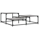 vidaXL Table basse sonoma gris 107x107x40 cm bois d'ingénierie