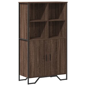 vidaXL Buffet haut chêne marron 79 5x35 5x137 5 cm bois d'ingénierie