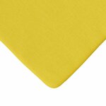 vidaXL Coussins de siège 4 Pièces Jaune clair 40 x 40 x 3 cm tissu