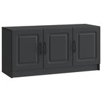 vidaXL Meuble TV Noir 99 x 34 5 x 47 cm Bois d'ingénierie