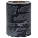 vidaXL Écran d'intimité de jardin PVC 70x0 19 m Gris