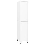 vidaXL Armoire à casiers Blanc 38x40x180 cm Acier