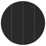 vidaXL Tapis de piscine Noir Ø 500 cm Géotextile en polyester