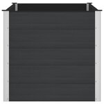 vidaXL Jardinière surélevée Noir 150 x 100 x 91 cm