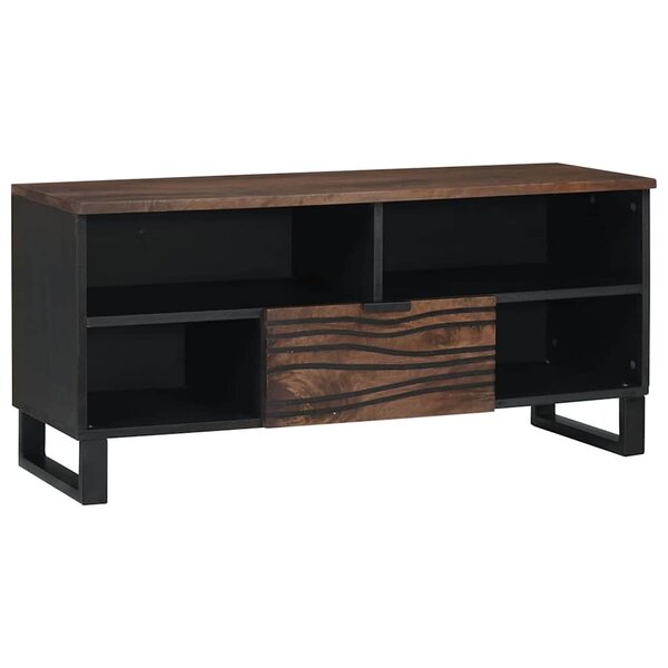 vidaXL Cabinet de télé Marron 105 x 33 x 46 cm bois de manguier massif