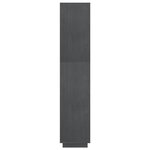 vidaXL Bibliothèque/Séparateur de pièce Gris 80x35x167 cm Pin massif