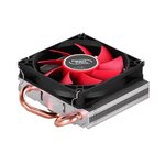 Deepcool htpc-200 système de refroidissement d’ordinateur processeur refroidisseur 8 cm noir  métallique  rouge