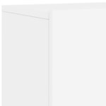 vidaXL Meuble TV mural blanc 60x30x41 cm