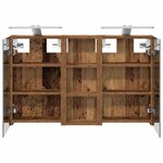 vidaXL Ensemble de Meubles de Salle de Bain 3 Pièces 80 x 10 5 x 50 cm
