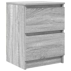vidaXL Meuble TV sonoma gris 40x35x54 cm bois d'ingénierie