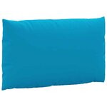 vidaXL Coussins de palette lot de 2 bleu clair tissu oxford