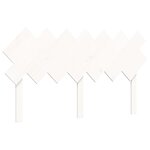 vidaXL Lit pour personne âgée sans matelas blanc bois massif