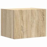 vidaXL Meuble TV mural Sonoma 60 x 31 x 29.5 cm Bois d'ingénierie